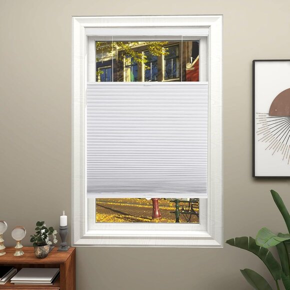 Blackout Cellular Shades Cordless Top Down Bottom Up Blinds 1.5" 44x72 honeycomb - Picture 9 of 9